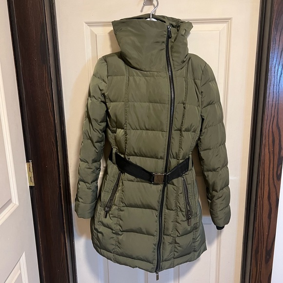 Mango Ladies Down Filled Mid Length Jacket - Picture 3 of 7